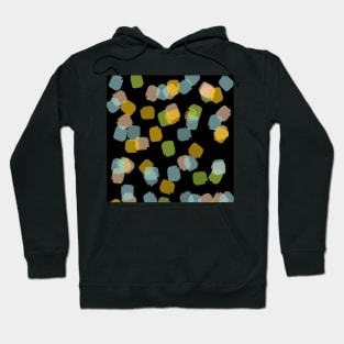 Paint Squares Black Hoodie